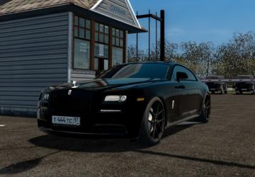 Мод Rolls Royce Wraith Black Version версия 06.03.2021 для City Car Driving (v1.5.9.2)