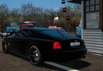 Мод Rolls Royce Wraith Black Version версия 06.03.2021 для City Car Driving (v1.5.9.2)