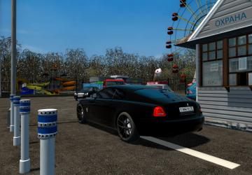 Мод Rolls Royce Wraith Black Version версия 06.03.2021 для City Car Driving (v1.5.9.2)