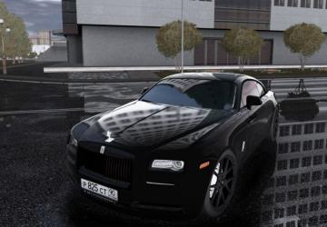 Мод Rolls Royce Wraith версия 1.0 для City Car Driving (v1.5.7 - 1.5.8)