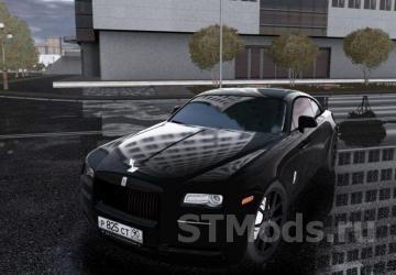 Мод Rolls Royce Wraith версия 02.10.2021 для City Car Driving (v1.5.9 - 1.5.9.2)