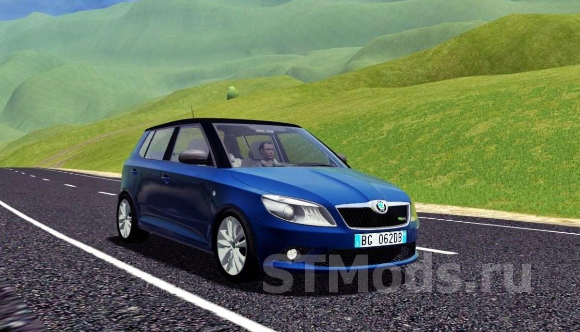 Скачать мод Skoda Fabia RS 2010 Hatchback версия 30.05.21 для City Car  Driving (v1.5.9, 1.5.9.2)