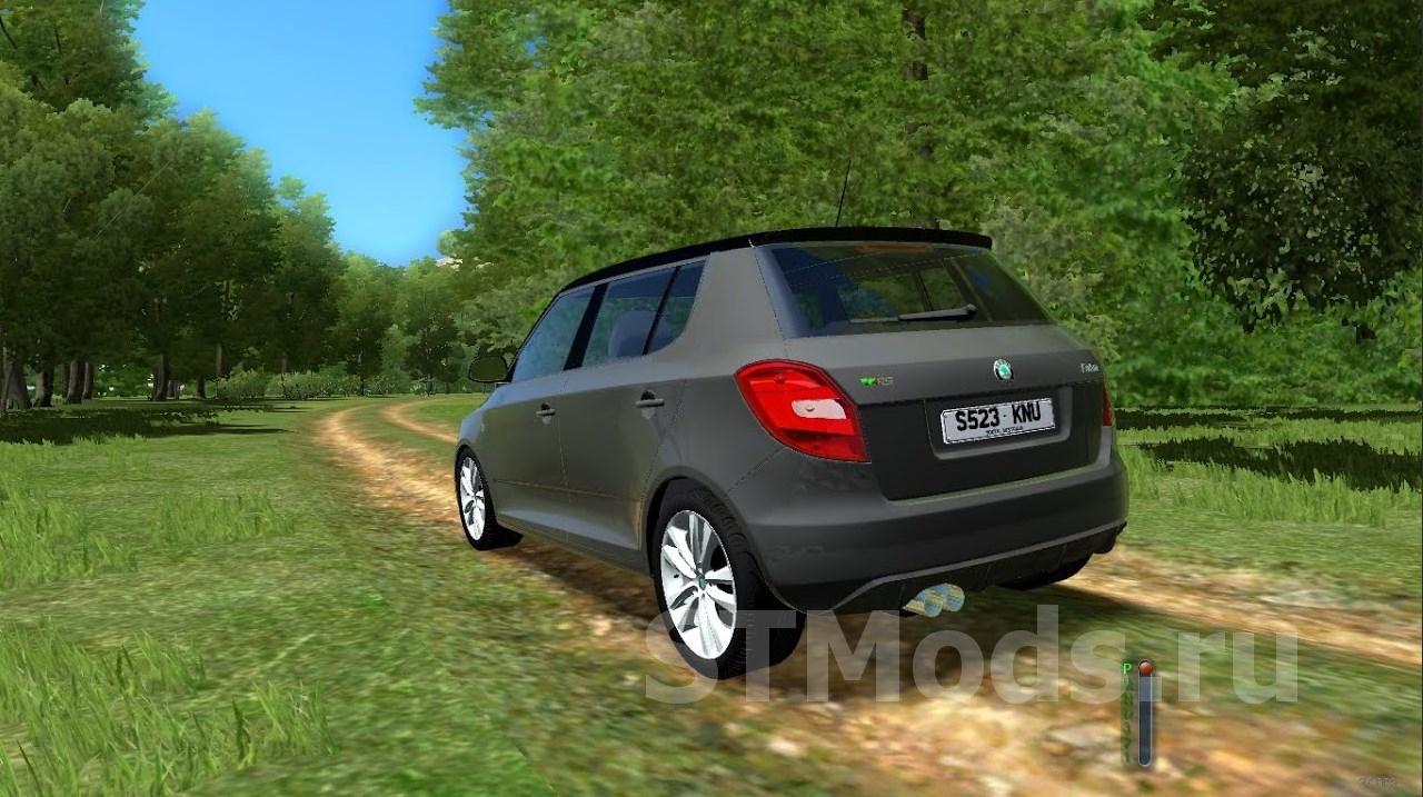 Скачать мод Skoda Fabia RS 2010 Hatchback версия 30.05.21 для City Car  Driving (v1.5.9, 1.5.9.2)