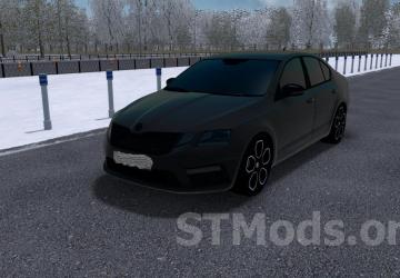 Мод Skoda Octavia RS 2017 (Sound) версия 20.11.2022 для City Car Driving (v1.5.9.2)