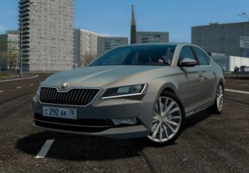 Мод Skoda Superb версия 12.12.21 для City Car Driving (v1.5.9.2)