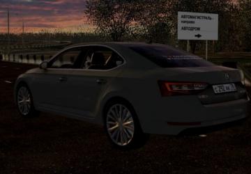 Мод Skoda Superb версия 12.12.21 для City Car Driving (v1.5.9.2)