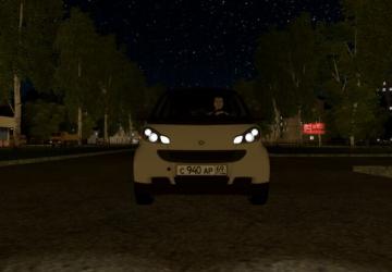 Мод Smart Fortwo версия 04.06.20 для City Car Driving (v1.5.9.2)