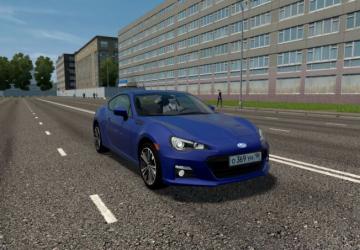 Мод Subaru BRZ версия 23.06.20 для City Car Driving (v1.5.9.2)