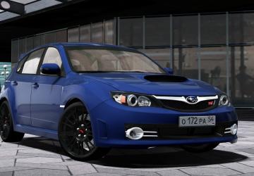 Мод Subaru Impreza WRX STI 2008 версия 18.11.19 для City Car Driving (v1.5.7, 1.5.8)