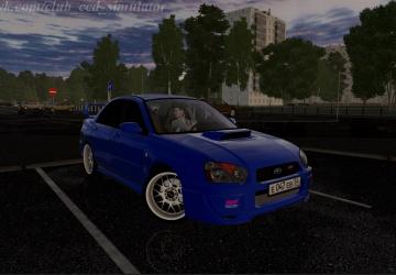 Мод Subaru WRX STI 2004 версия 12.02.20 для City Car Driving (v1.5.9)