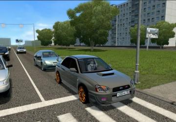 Мод Subaru WRX STI 2004 версия 12.02.20 для City Car Driving (v1.5.9)