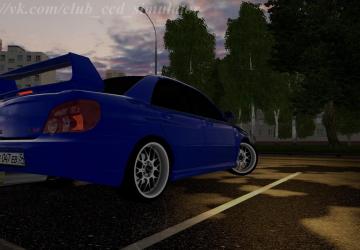 Мод Subaru WRX STI 2004 версия 12.02.20 для City Car Driving (v1.5.9)