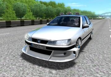 Мод Taxi Marseille Peugeot 406 версия 1.0 для City Car Driving (v1.5.8, 1.5.7)