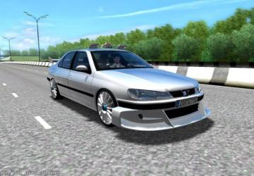 Мод Taxi Marseille Peugeot 406 версия 21.02.20 для City Car Driving (v1.5.9)