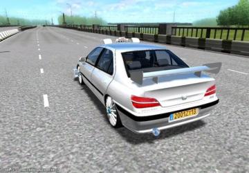 Мод Taxi Marseille Peugeot 406 версия 21.02.20 для City Car Driving (v1.5.9)