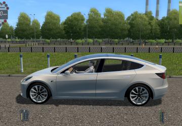 Мод Tesla Model 3 2018 для City Car Driving (v1.5.8)