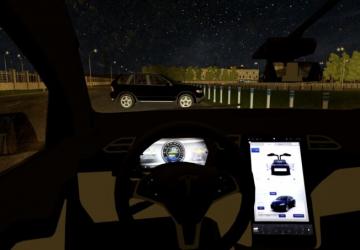 Мод Tesla Model X 2017 версия 08.06.20 для City Car Driving (v1.5.9.2)