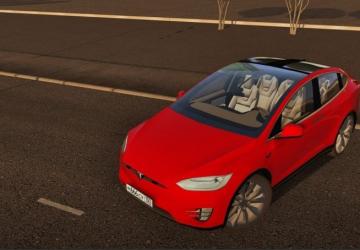 Мод Tesla Model X 2017 версия 23.10.20 для City Car Driving (v1.5.9, 1.5.9.2)