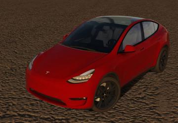 Мод Tesla Model Y 2021 версия 1.0 для City Car Driving (v1.5.9.2)