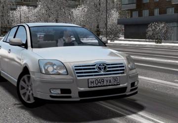 Мод Toyota Avensis версия 2.0 для City Car Driving (v1.5.9.2)