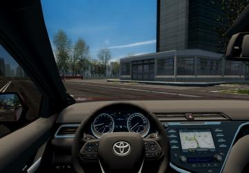 Мод Toyota Camry 3.5 (XV70) версия 25.02.2021 для City Car Driving (v1.5.9.2)