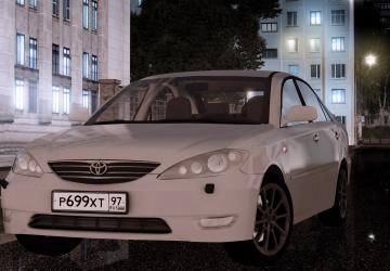 Мод Toyota Camry v30 версия 19.11.19 для City Car Driving (v1.5.7, 1.5.8)