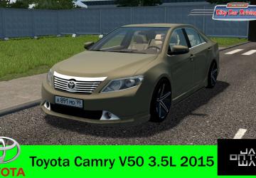 Мод Toyota Camry V50 3.5L 2015 версия 16.11.2020 для City Car Driving (v1.5.9.2)