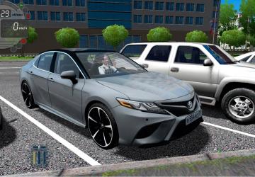 Мод Toyota Camry XSE-70 2018 версия 1.0 для City Car Driving (v1.5.9, 1.5.9.2)