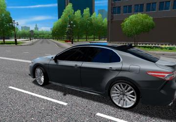 Мод Toyota Camry XSE-70 2018 версия 1.0 для City Car Driving (v1.5.9, 1.5.9.2)