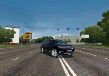 Мод Toyota Highlander 2012 версия 26.08.20 для City Car Driving (v1.5.9.2)