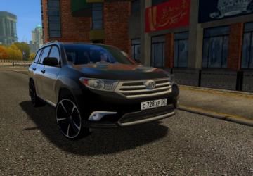 Мод Toyota Highlander Hybrid (SOUND) версия 1.0 для City Car Driving (v1.5.8)