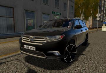 Мод Toyota Highlander Hybrid (SOUND) версия 1.0 для City Car Driving (v1.5.8)