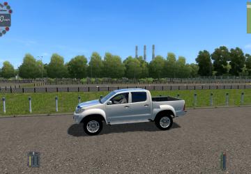 Мод Toyota Hilux 3.0 D 4WD для City Car Driving (v1.5.5)