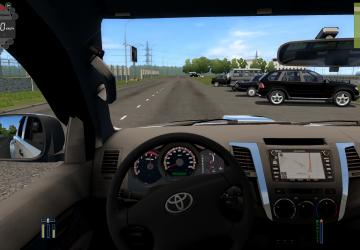 Мод Toyota Hilux 3.0 D 4WD для City Car Driving (v1.5.5)