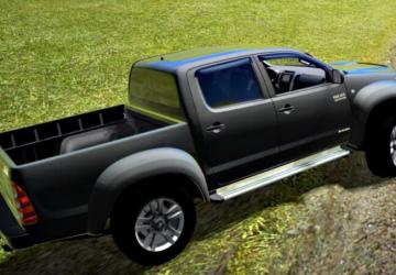 Мод Toyota Hilux 3.0 D 4WD версия 1.1 для City Car Driving (vSpeedo)