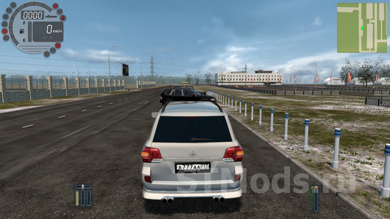 Скачать мод Toyota Land Cruiser 200 5.7 версия 20.11.2020 для City Car  Driving (v1.5.9.2)