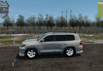 Мод Toyota Land Cruiser 200 5.7 версия 20.11.2020 для City Car Driving (v1.5.9.2)