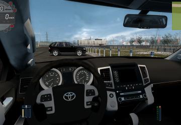 Мод Toyota Land Cruiser 200 5.7 версия 20.11.2020 для City Car Driving (v1.5.9.2)