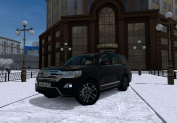 Мод Toyota Land Cruiser 200 Facelift версия 10.11.2021 для City Car Driving (v1.5.9.2)