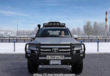 Мод Toyota Land Cruiser 300 версия 1.5.9.2 для City Car Driving (v1.5.9.2)