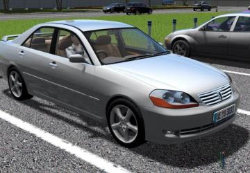 Мод Toyota Mark II X110 2004 версия 1.0 для City Car Driving (v1.5.8)