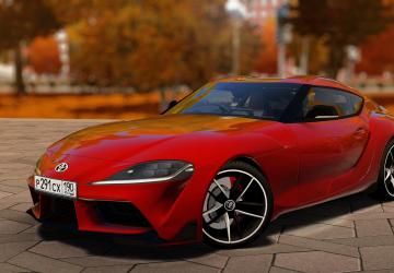 Мод Toyota Supra A90 2019 версия 1.0 для City Car Driving (v1.5.7, 1.5.8)