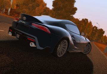 Мод Toyota Supra A90 2019 версия 1.0 для City Car Driving (v1.5.7, 1.5.8)