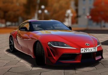 Мод Toyota Supra A90 2019 версия 1.0 для City Car Driving (v1.5.7, 1.5.8)