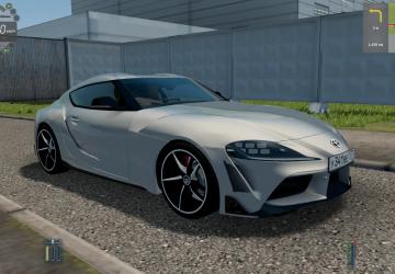 Мод Toyota Supra A90 2019 версия 07.02.20 для City Car Driving (v1.5.9)