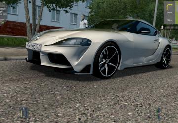 Мод Toyota Supra A90 2019 версия 07.02.20 для City Car Driving (v1.5.9)