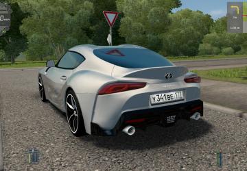 Мод Toyota Supra A90 2019 версия 07.02.20 для City Car Driving (v1.5.9)