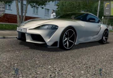 Мод Toyota Supra A90 2019 версия 09.12.20 для City Car Driving (v1.5.9, 1.5.9.2)