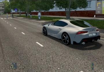 Мод Toyota Supra A90 2019 версия 09.12.20 для City Car Driving (v1.5.9, 1.5.9.2)