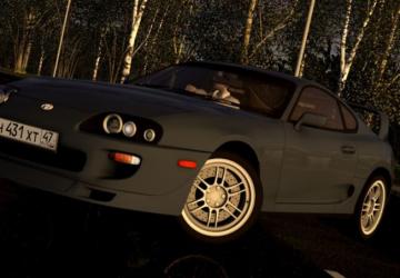 Мод Toyota Supra TRD Turbo версия 29.12.2021 для City Car Driving (v1.5.9.2)